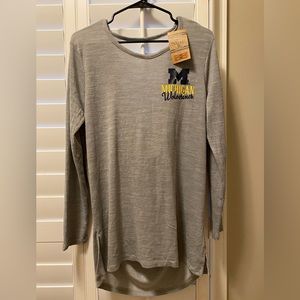 Knights Apparel Gray Relaxed Long Sleeve Top